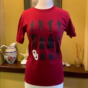 Champion OU Sooners Star Wars Tee Small.
